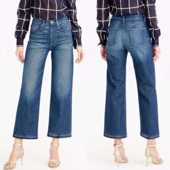 j crew rayner wide leg jean